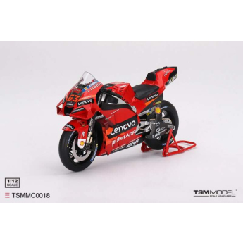 Modely aut a motorek model 1/12 TSM MotoGP - Ducati Desmosedici Francesco Bagnaia GP22 #63 2022