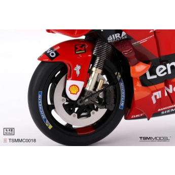 Modely aut a motorek model 1/12 TSM MotoGP - Ducati Desmosedici Francesco Bagnaia GP22 #63 2022