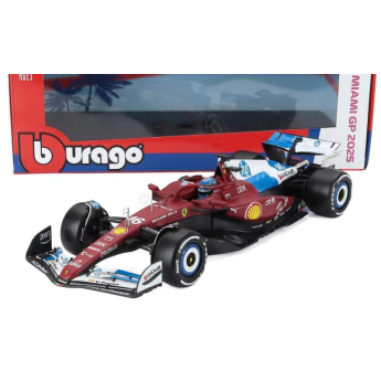 Modely aut a motorek model 1/18 Scuderia Ferrari SF-25 Charles Leclerc #16 Miami GP