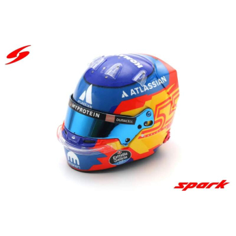 Modely aut a motorek model přilby 1:5 Carlos Sainz F1 2025