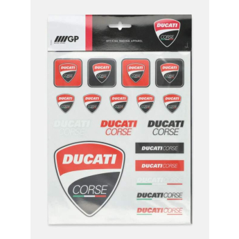Ducati Corse velké samolepky A4 official 2026