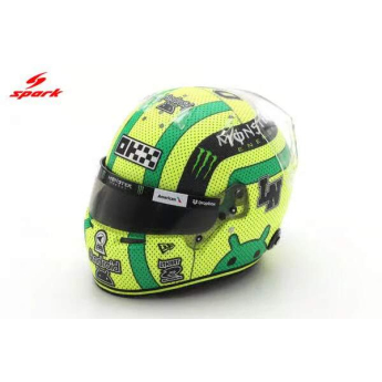Modely aut a motorek model přilby 1:5 Lando Norris USA GP F1 2025