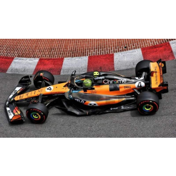 Modely aut a motorek model 1/43 McLaren F1 MCL39 Monaco 2025 Lando Norris #4 Signature