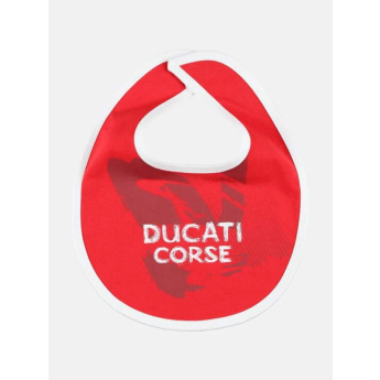 Ducati Corse dětský bryndák inscription red 2026