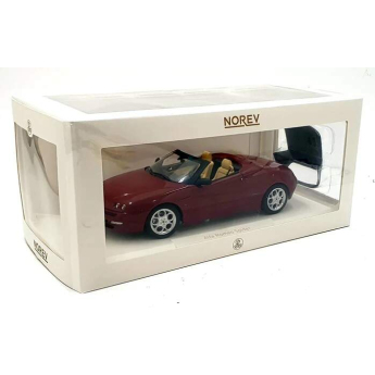 Modely aut a motorek model 1/18 Alfa Romeo Spider 1999 red