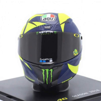 Modely aut a motorek model přilby 1:5 MotoGP Valentino Rossi season 2019