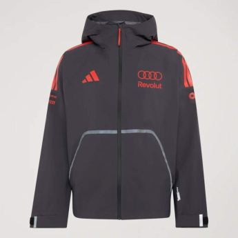 Audi F1 pánská bunda s kapucí Mechanics Rain grey F1 Team 2026