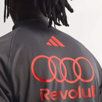 Audi F1 pánská mikina 1/4 Zip mechanic grey F1 Team 2026