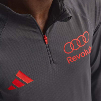 Audi F1 pánská mikina 1/4 Zip mechanic grey F1 Team 2026