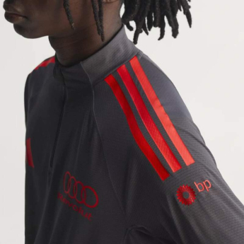 Audi F1 pánská mikina 1/4 Zip mechanic grey F1 Team 2026