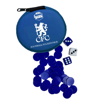 FC Chelsea stolní hra kostky Pocket Dice Game