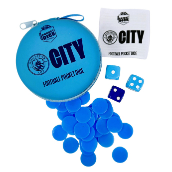 Manchester City stolní hra kostky Pocket Dice Game