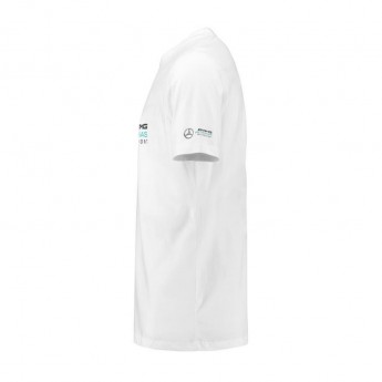 Mercedes AMG Petronas pánské tričko Logo white F1 Team 2018