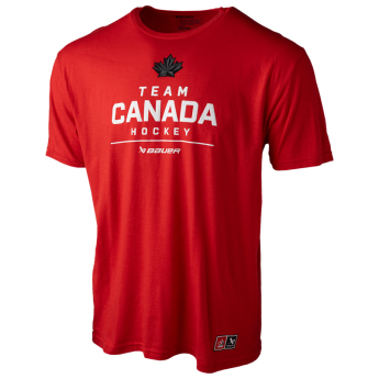 Hokejové reprezentace pánské tričko CANADA Bauer Olympic red
