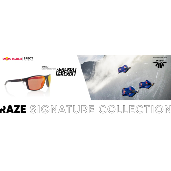 Red Bull Racing sluneční brýle RAZE black with orange lenses