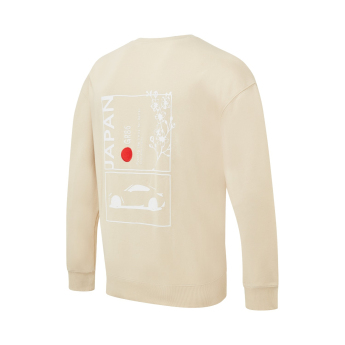 Toyota Gazoo Racing pánská mikina Japan beige 2026