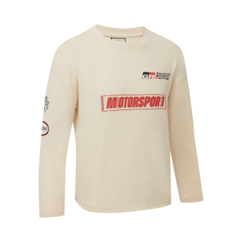 Toyota Gazoo Racing dětské tričko s dlouhým rukávem Engineer beige 2026