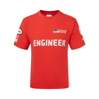 Toyota Gazoo Racing dětské tričko Engineer red 2026