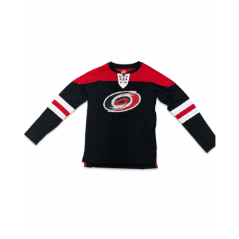 Carolina Hurricanes dětské tričko s dlouhým rukávem NHL Laces Washed Logo