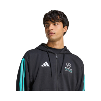 Mercedes AMG Petronas pánská mikina s kapucí DNA black F1 Team 2026