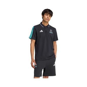 Mercedes AMG Petronas pánské polo tričko DNA black F1 Team 2026
