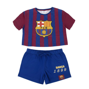 FC Barcelona dámské pyžamo Short Stripe