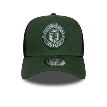 Manchester United čepice baseballová kšiltovka 9Forty Trucker green