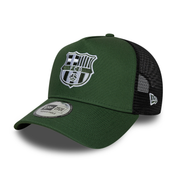 FC Barcelona čepice baseballová kšiltovka 9forty Trucker Faux green