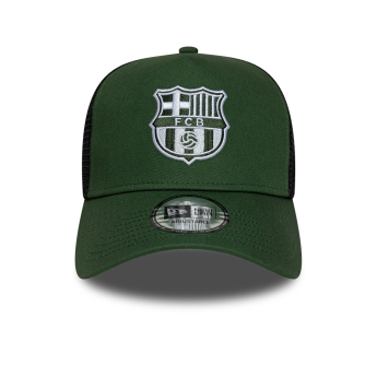 FC Barcelona čepice baseballová kšiltovka 9forty Trucker Faux green