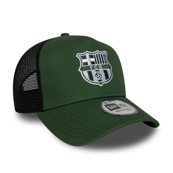 FC Barcelona čepice baseballová kšiltovka 9forty Trucker Faux green