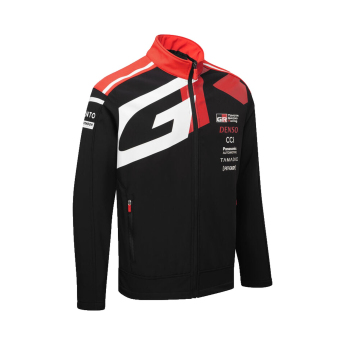 Toyota Gazoo Racing pánská bunda softshell redblack WRT 2026