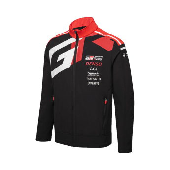 Toyota Gazoo Racing pánská bunda softshell redblack WRT 2026