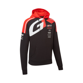 Toyota Gazoo Racing pánská mikina s kapucí redblack WRT 2026