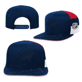 Columbus Blue Jackets dětská čepice flat kšiltovka Faceoff Structured