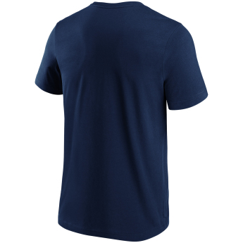 Edmonton Oilers pánské tričko Primary Logo Graphic navy