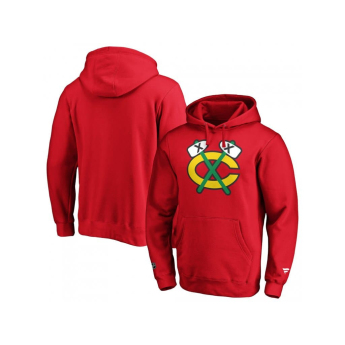 Chicago Blackhawks pánská mikina s kapucí Primary Logo Graphic Hoodie red