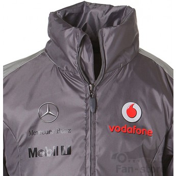 Vodafone Mclaren Mercedes pánská bunda gray