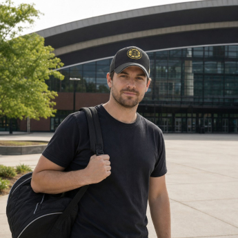 Boston Bruins čepice baseballová kšiltovka Metallic Snap 47 MVP Black