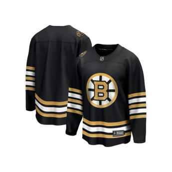 Boston Bruins dětský hokejový dres Black 100th Anniversary Replica Jersey