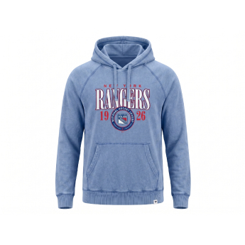 New York Rangers pánská mikina s kapucí A/LS Hoodie blue