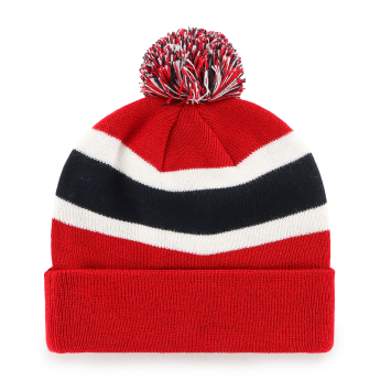Hokejové reprezentace zimní čepice Czech Republic Breakaway 47 Cuff Knit Red