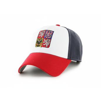 Hokejové reprezentace čepice baseballová kšiltovka Czech Republic Replica Basic CT 47 MVP white-navy
