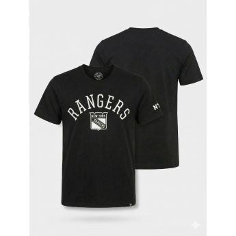 New York Rangers pánské tričko Frozen Rope black