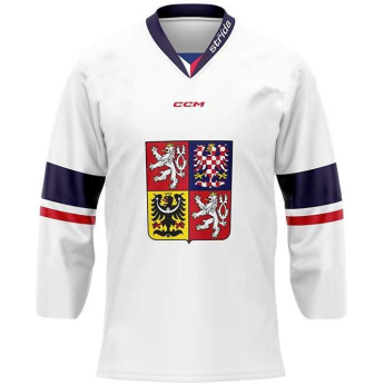 Hokejové reprezentace hokejový dres Czech Republic  2023/2024 CCM Fandres replica - white David Pastrňák #88