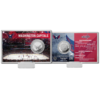 Washington Capitals sběratelská mince History Silver Coin Card Limited Edition od 5000