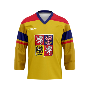 Hokejové reprezentace hokejový dres Ondřej Palát #18 2024 CCM Fandres replica gold