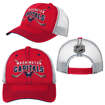 Washington Capitals dětská čepice baseballová kšiltovka Lockup Meshback Adjustable