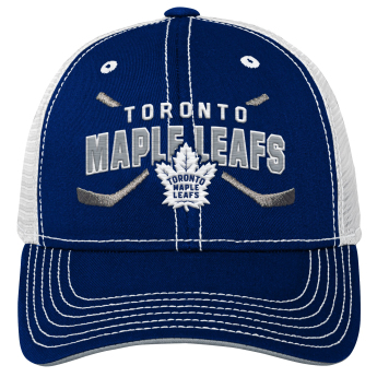 Toronto Maple Leafs dětská čepice baseballová kšiltovka Lockup Meshback Adjustable