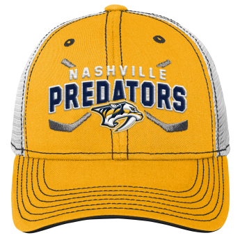 Nashville Predators dětská čepice baseballová kšiltovka Lockup Meshback Adjustable