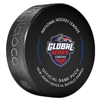 NHL produkty puk NHL Global Series 2024 Czechia Buffalo Sabres vs New Jersey Devils Official Game